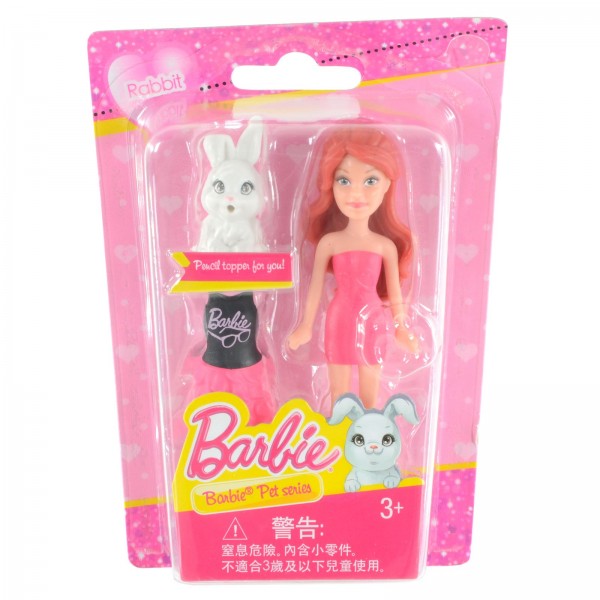 Mattel Barbie Minilaleczka z Ubrankiem i Pupilem DVT52 DVT56