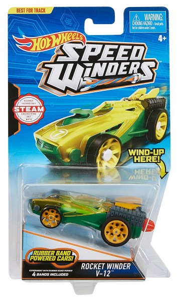 Mattel Hot Wheels Autonakręciaki Samochodzik Rocket Winder DPB70 DWX28