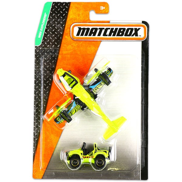 Mattel Matchbox Samochodzik + Samolot Explorers CHB92 DNM34