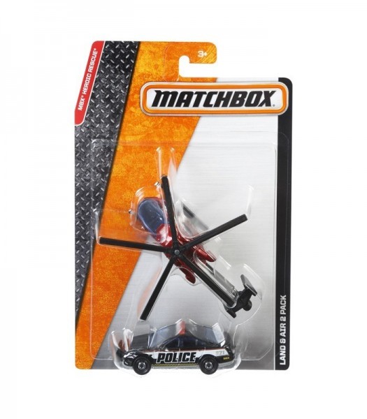 Mattel Matchbox Samochodzik + Samolot Heroic Rescue CHB92 DNM33