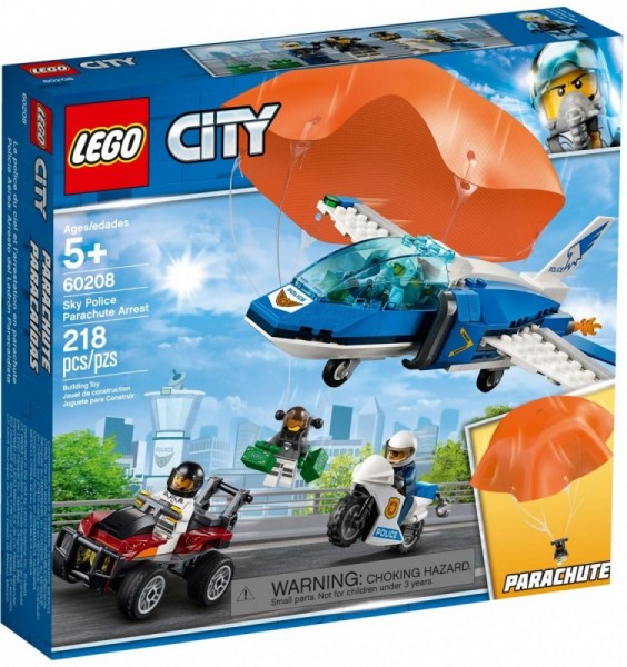 Lego Klocki City Aresztowanie spadochroniarza 60208