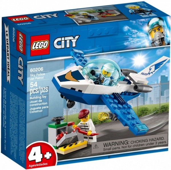 Lego Klocki City Policyjny patrol powietrzny 60206