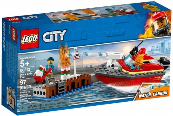 Lego Klocki City Pożar w dokach 60213