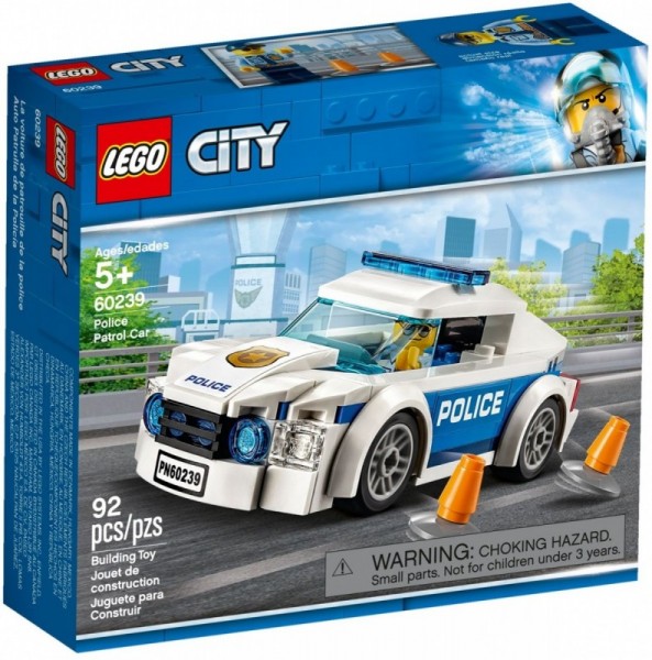Lego Klocki City Samochód policyjny 60239 60239 GUGU Zabawki