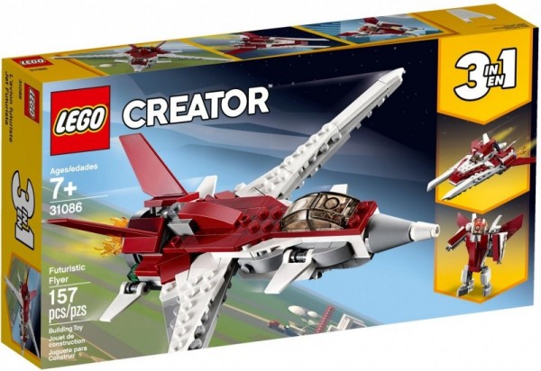 Lego Klocki Creator Futurystyczy samolot 31086