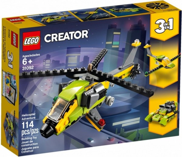 Lego Klocki Creator Przygoda z helikopterem 31092