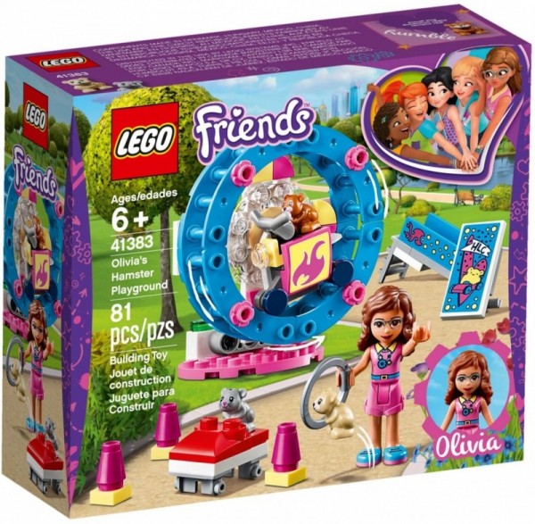 Lego Klocki Friends Plac zabaw dla chomików Olivii 41383