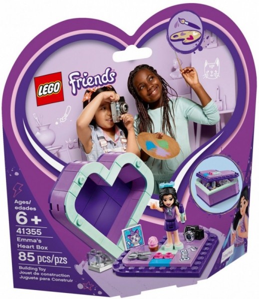 Lego Klocki Friends Pudełko w kształcie serca Emmy 41355