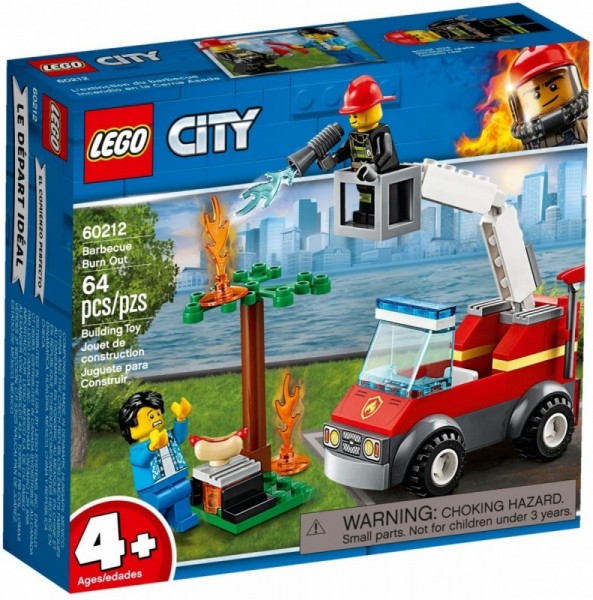 Lego Klocki City Płonący grill 60212