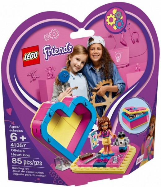 Lego Klocki Friends Pudełko w kształcie serca Olivii 41357