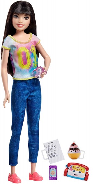 Mattel Barbie Opiekunka Dziecięca z Ciastkiem FHY89 FHY93