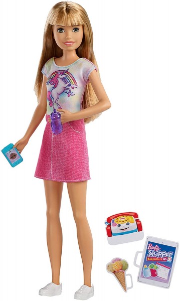 Mattel Barbie Opiekunka Dziecięca z Lodami FHY89 FXG91