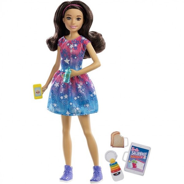 Mattel Barbie Opiekunka Dziecięca z Tostami FHY89 FXG93