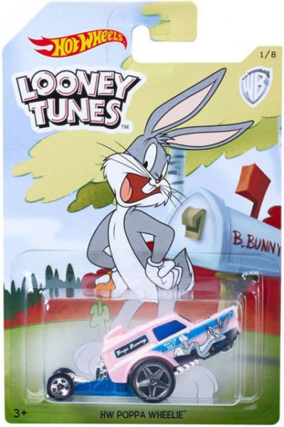 Mattel Hot Wheels Looney Tunes Królik Bugs FKC68 FKC73