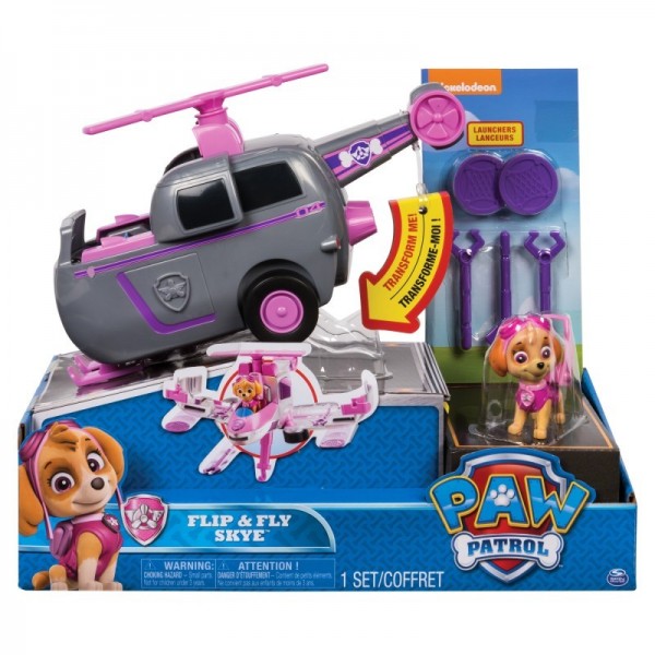 Spin Master Psi Patrol Flip and Fly Pojazd z figurką Skye 6037883 20088697