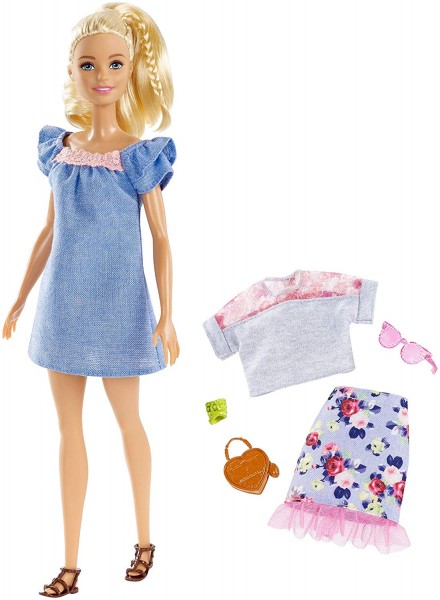 Mattel Barbie Fashionistas Lalka z Ubrankami Sweet Bloom FJF67 FRY79