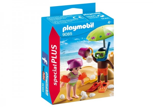 Playmobil Dzieci z zamkiem z piasku 9085