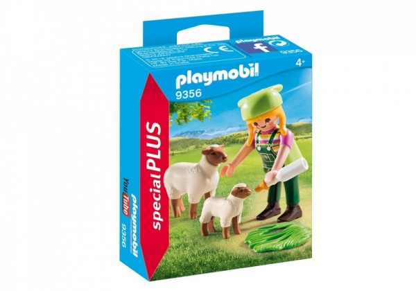 Playmobil Figurka Farmerka z owieczkami 9356