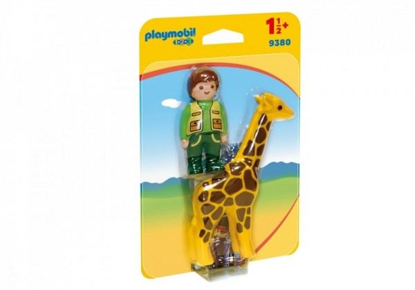 Playmobil Figurka Opiekun zwierząt z żyrafą 9380