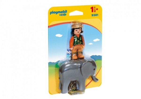 Playmobil Figurka Opiekunka zwierząt ze słoniem 9381