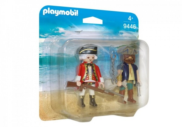 Playmobil Figurki Duo Pack Pirat i żołnierz 9446