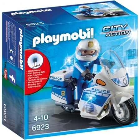 Playmobil Motor Policyjny Ze Światłem LED 6923