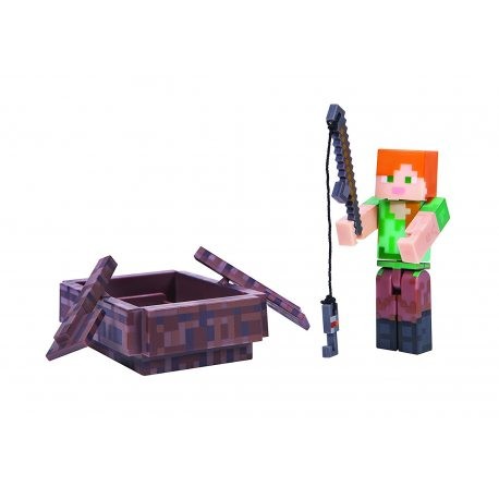 Tm Toys Minecraft Figurka Alex z łodzią 16491