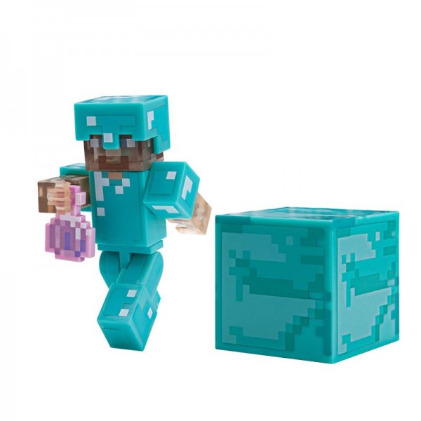 Tm Toys Minecraft Figurka Steve z eliksirem niewidzialności 19976