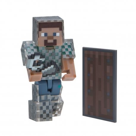 Tm Toys Minecraft Steve w zbroi z łańcucha MIN16493