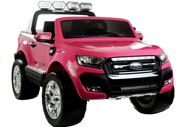 Auto Ford Ranger 4x4 Wildtrak Różowy Lakier LCD Na Akumulator