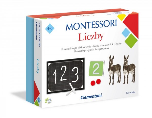 Clementoni Gra Montessori Cyferki 50096