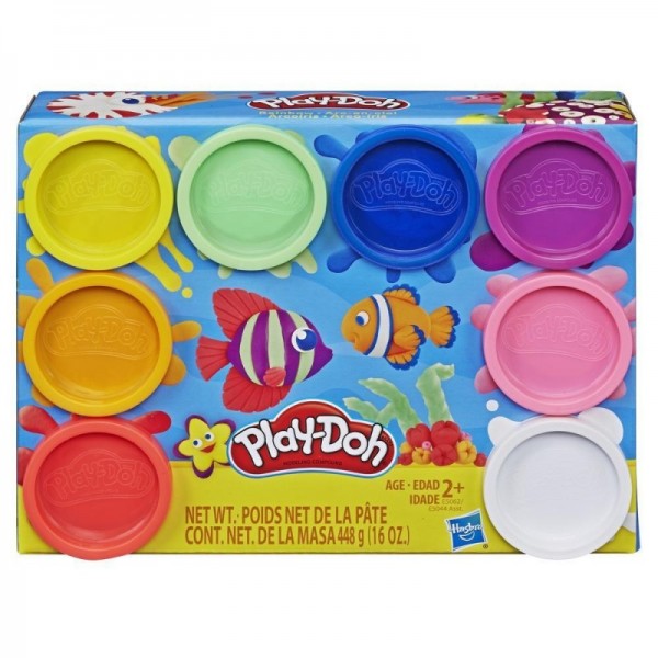 Hasbro Play-Doh 8-pak kolorów Tęcza E5044 E5062