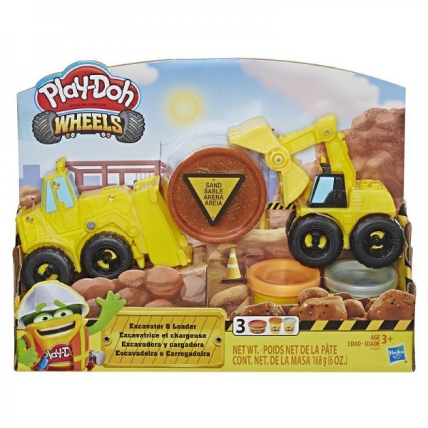 Hasbro Play-Doh Buldożer i Ładowarka E4294