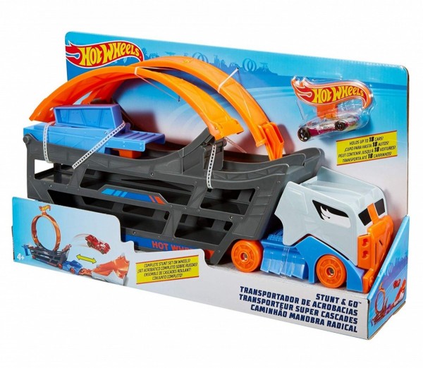 Mattel Hot Wheels Ciężarówka z pętlą + samochodzik GCK38