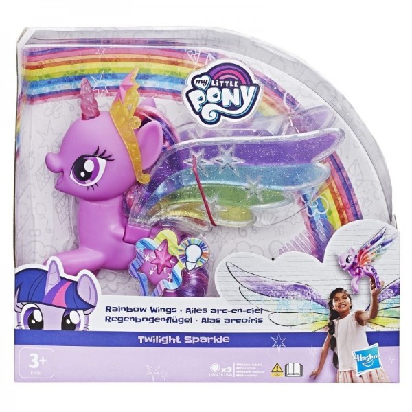 Hasbro My Little Pony Twilight Sparkle z tęczowymi skrzydłami E2928