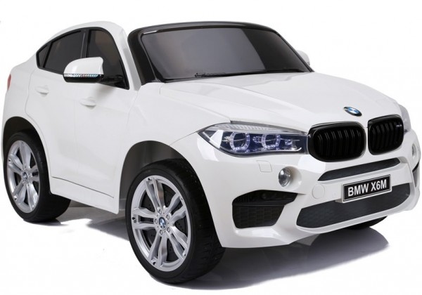 Auto BMW X6M Białe Na Akumulator