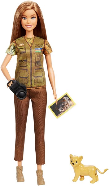 Mattel Barbie Lalka National Geographic Fotografka Dzikiej Przyrody GDM44 GDM46