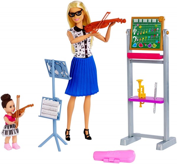 Mattel Barbie Nauczycielka Muzyki Zestaw Kariera FXP18