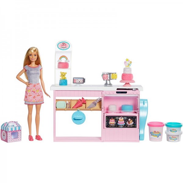 Mattel Barbie Pracownia Wypieków z Lalką GFP59