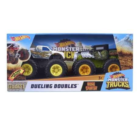 Mattel Hot Wheels Monster Trucks 2-pak Good1 + Bone Shaker FYJ80