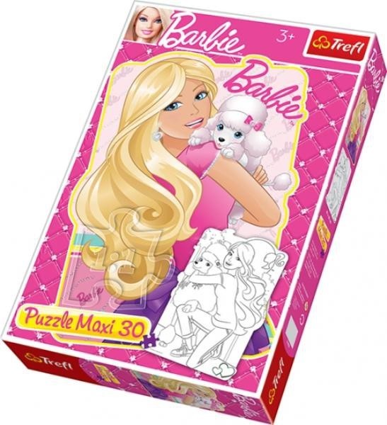 Trefl Puzzle maxi Przygody Barbie 30el. 14408