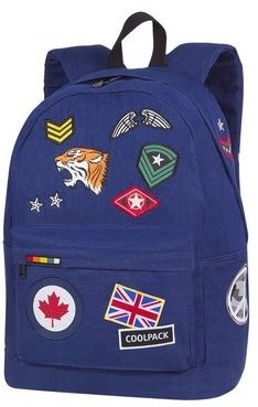 CoolPack Plecak Badges Cross Blue