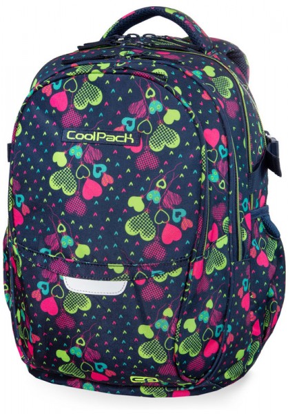 CoolPack Plecak Factor Lime Hearts