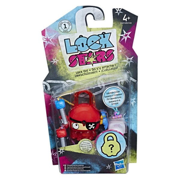 Hasbro Lock Stars Kłódeczki Czerwony Pirat E3103 E3213