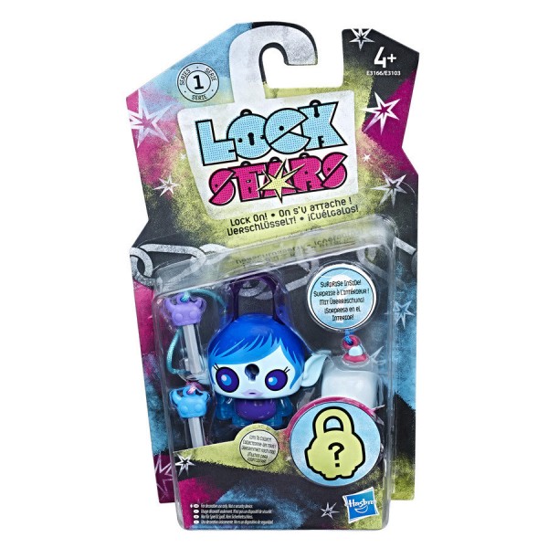 Hasbro Lock Stars Kłódeczki Niebieski Ufoludek E3103 E3166