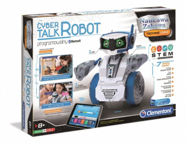 Clementoni Zestaw naukowy Mówiący Cyber Robot 50122