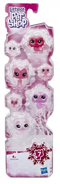 Hasbro Littlest Pet Shop Arktyczni Przyjaciele 7-pak Róż E5483 E5493