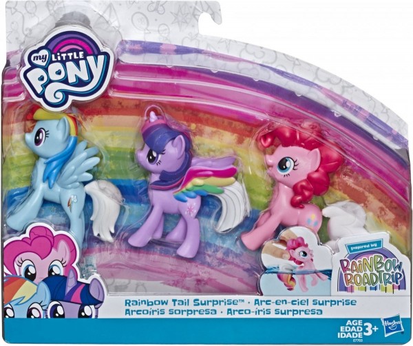 Hasbro My Little Pony Tęczowa Przemiana 3-pak E7703