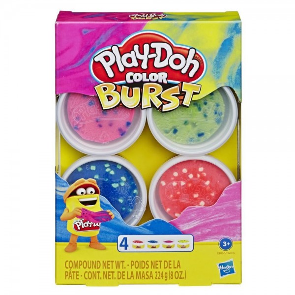 Hasbro Play-Doh Color Burst Bright Pack E6966 E8060