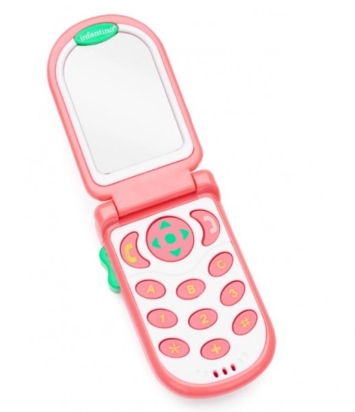 INFANTINO Telefon z Dźwiękowy Różowy
